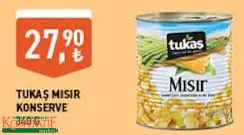 TUKAŞ MISIR KONSERVE 340 G